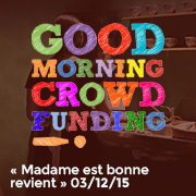 Good Morning Crowdfunding 03/12/15